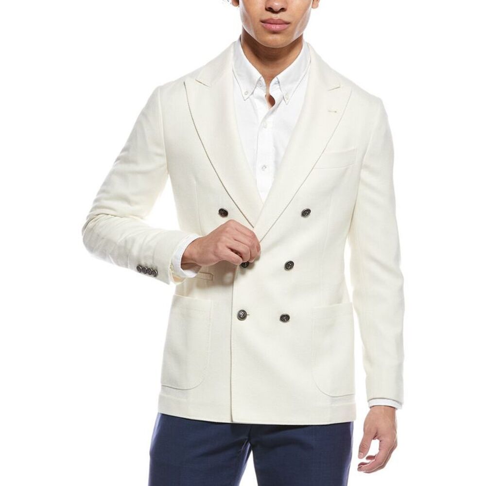Brunello Cucinelli Mens  Wool-Blend Jacket